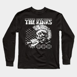 Kinks skull Long Sleeve T-Shirt